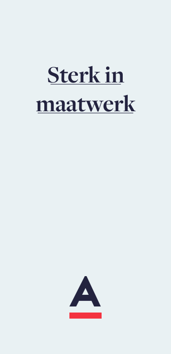 Sterk in maatwerk
