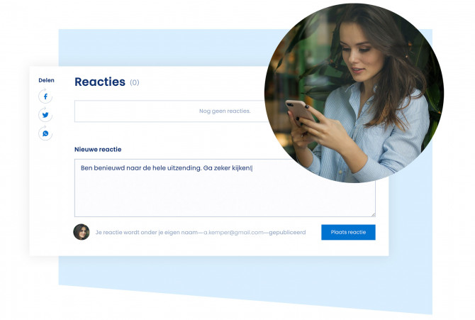 Nieuws en blog functie website