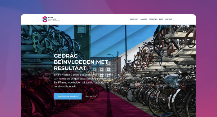 Nieuwe website voor Shiftgedrag.nl
