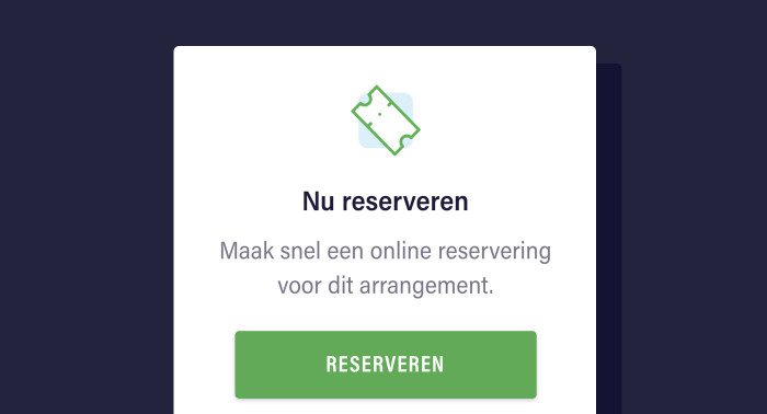 Ticket reserveersysteem voor De Tuinen van Appeltern