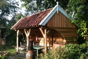 Authentieke houten constructies en tuingebouwen