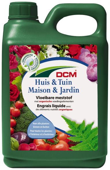 Vloeibare meststof voor tuinplanten en kamerplanten (2,5 liter)