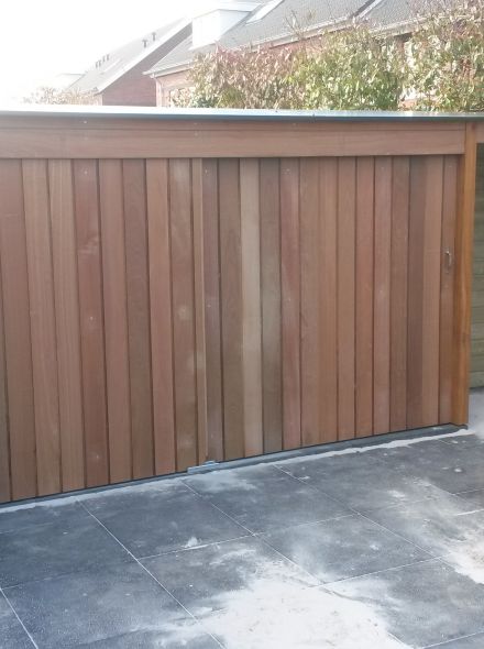 Hardhouten Tuinkast 70 x 290 cm