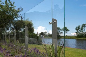 Een glazen windscherm