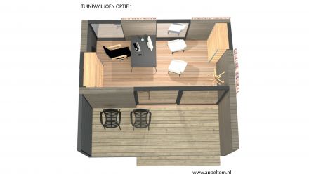 Studio module met Terras