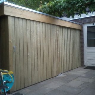 Tuinkast 70 x 205 cm (Geïmpregneerd Vuren)