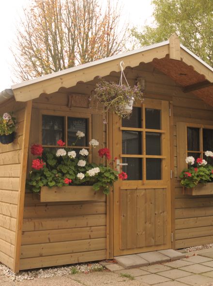 Tuinhuis 5 x 1.5 meter (Het Goudhaantje)