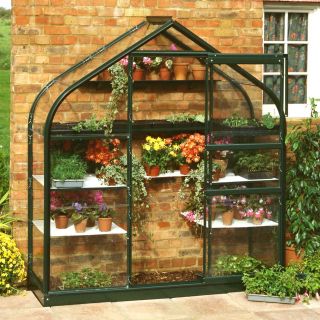 Muurkas SUPREME Wall Garden groen gecoat, tuindersglas 3mm/1- incl. fundering