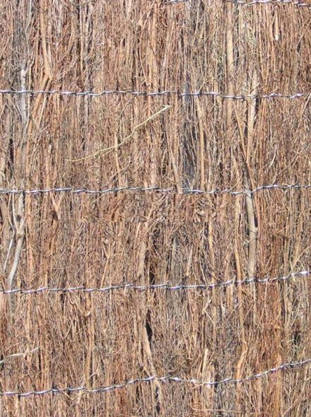 Heidemat pakket 2 meter hoog en 12 meter lang