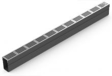 ACO SlimLine gootsysteem B=61mm L=1000mm (Blank, ACO Easygarden artikelnummer 19000)