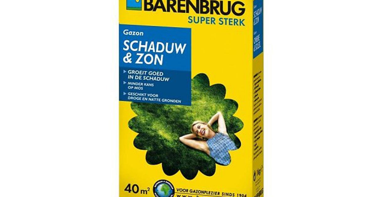 Barenbrug Schaduw & Zon 1000 Gram  Graszaad 40 M2 Siergazon In De Schaduw Artikelnummer 0231