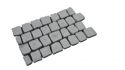 Carpet stones type E21 Grijs Naturel per stuk (2 cm dik)