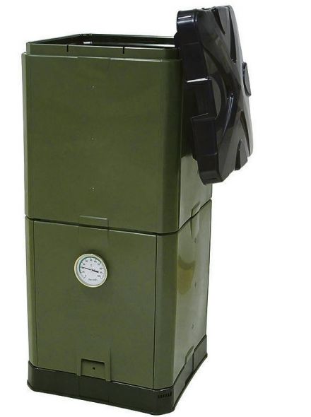 Aerobin 200 L warmte compostbak (compostvat met gepatenteerd beluchting systeem van THO-M)