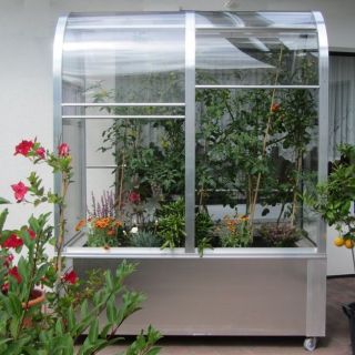 Verrijdbare mini-kas TERRA BS (Hobbykas op wieltjes)