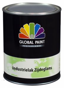 Global Paint - Industrielak Zijdeglans 0,5 liter (krasvaste houtverf voor buiten)