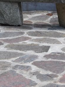 Violetto flagstones 3-7 cm dik (per 1 kg - art. 55023160)