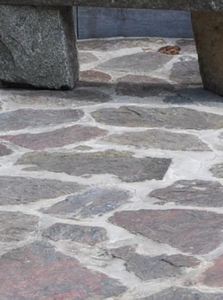 Violetto flagstones 3-7 cm dik (per 1 kg - art. 55023160)