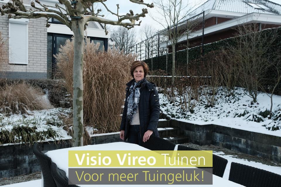 "Visio Vireo Tuinen is vakkundig en creatief, wij zijn al 9 jaar super tevreden!"