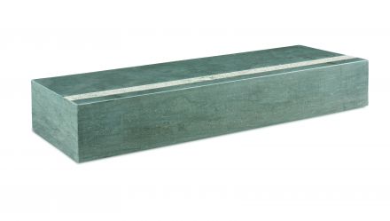 Bloktrede spotted bluestone 125x35x15 cm, gezoet