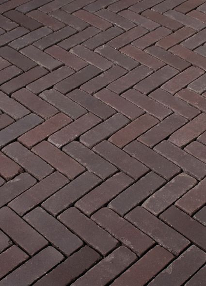 Gebakken dikformaat 20x6,5x6,5 cm Terra carbona antica