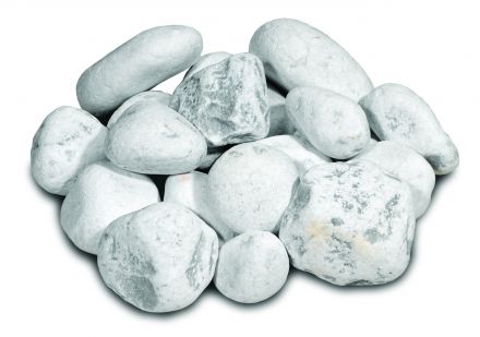 Carrara rond (witte keien)