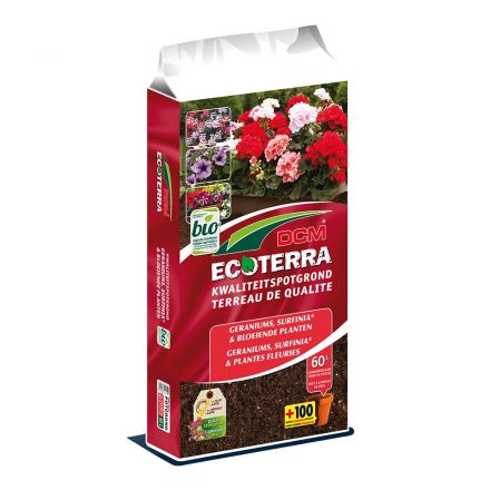 DCM Ecoterra Geraniums & Bloeiende Planten (30 ltr)