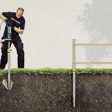 Een stevige constructie zonder moeilijke fundering!
