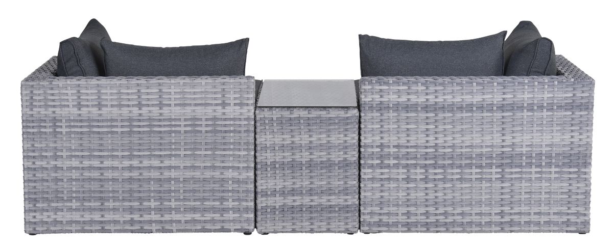 Garda Balkon Lounge Set 5 Dlg Cloudy Grey Reflex Black De