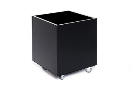 Aluminium Plantenbak 40x40x40 (Incl. bodem & wielen)