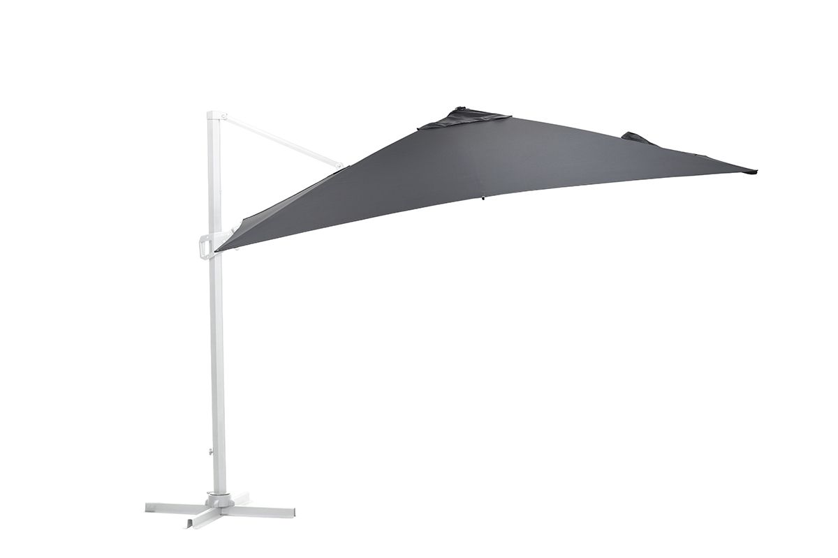 Hawaii parasol 300x300 cm (wit/zwart) De Tuinen van Appeltern