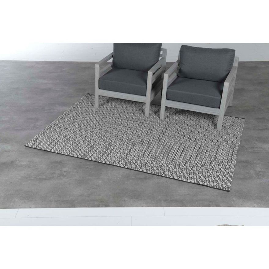 Eclips karpet (160x230 cm antraciet) De Tuinen van Appeltern