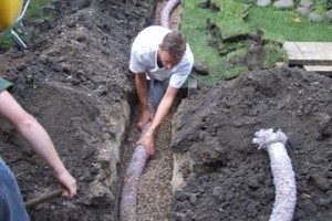 Drainage aanleggen