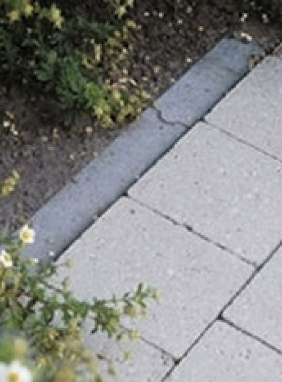 Opsluiten van paden en terrassen