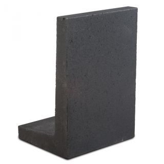 L-hoekelement 100x40x40cm zwart - 4 stuks