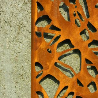Corten scherm Bladerdicht (Cortenstalen tuinscherm)