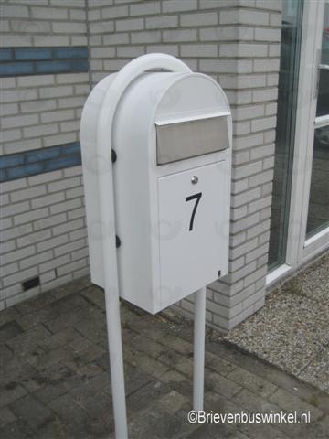 Bobi Grande Wit ral 9016 met RVS klep