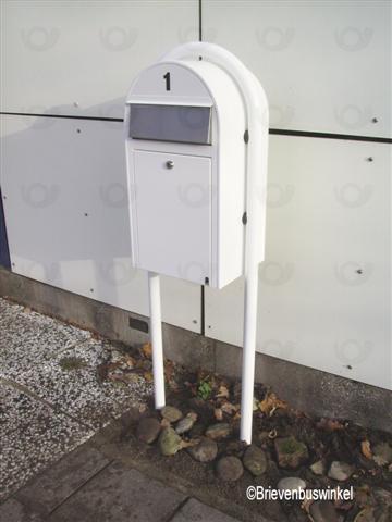 Bobi Grande Wit ral 9016 met RVS klep