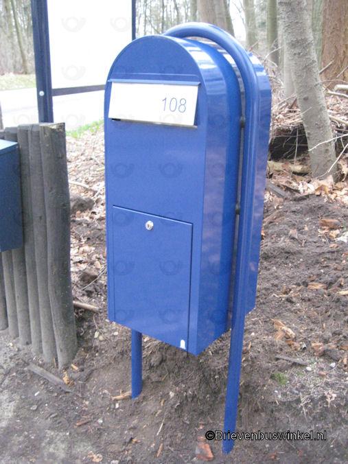 Bobi Jumbo Donkerblauw ral 5003 met RVS klep