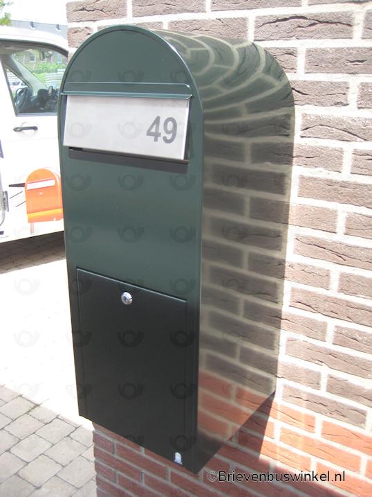 Bobi Jumbo Zwartgroen col 6064 met RVS klep