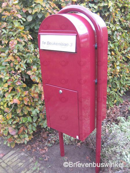 Bobi Jumbo Bordeaux ral 3005 met RVS klep