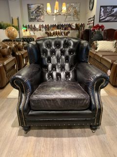 Originele Chesterfield Fauteuils Stoelen Chesterfield