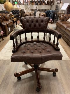 Tweedehandse handgemaakte Chesterfield bureaustoelen Chesterfield bureaustoel | Vergelijk alle tweedehands