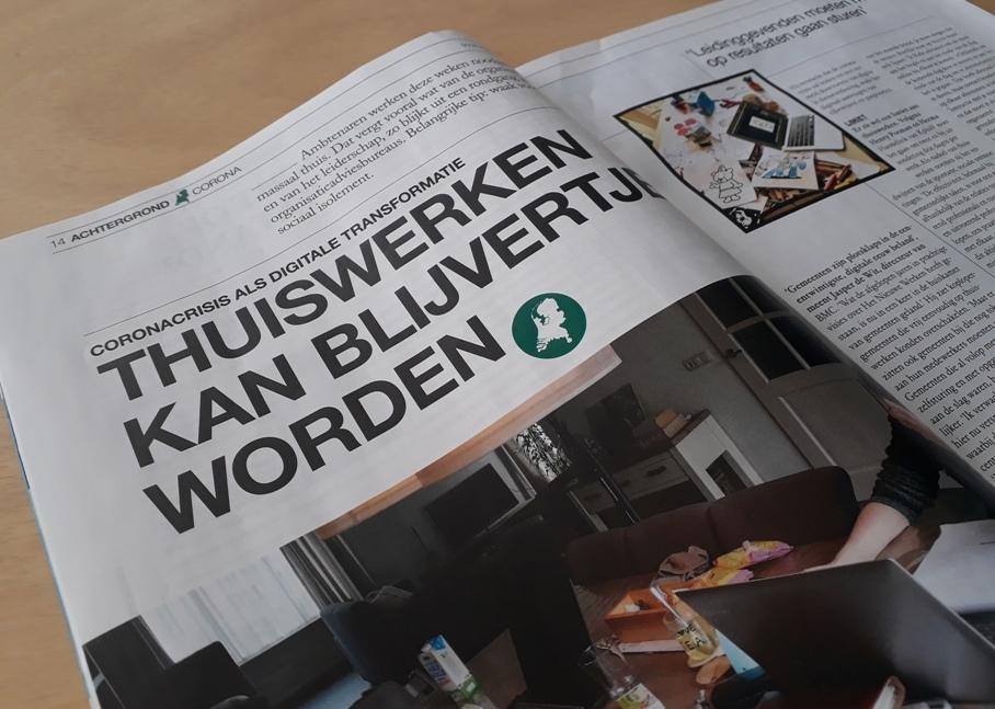 Menno Spaan over thuiswerken in Binnenlands Bestuur