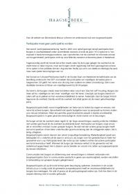 Participatie moet geen participathie worden