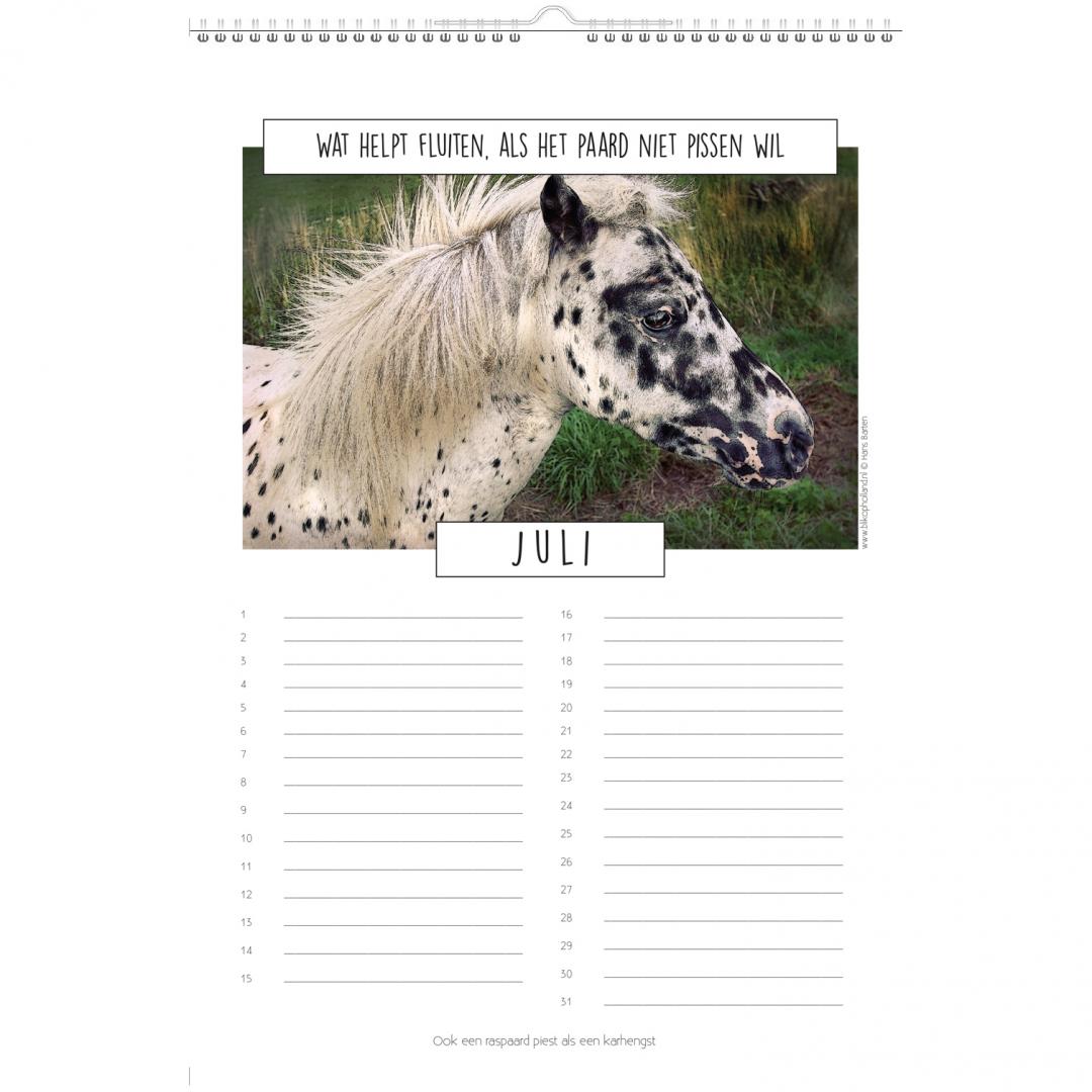 Paarden & Spreuken Verjaardagskalender
