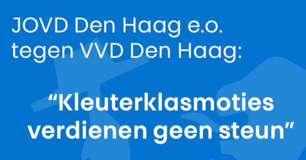 Persbericht: 'Geen kleuterklasmoties maar constructief dialoog' - JOVD Den Haag e.o.
