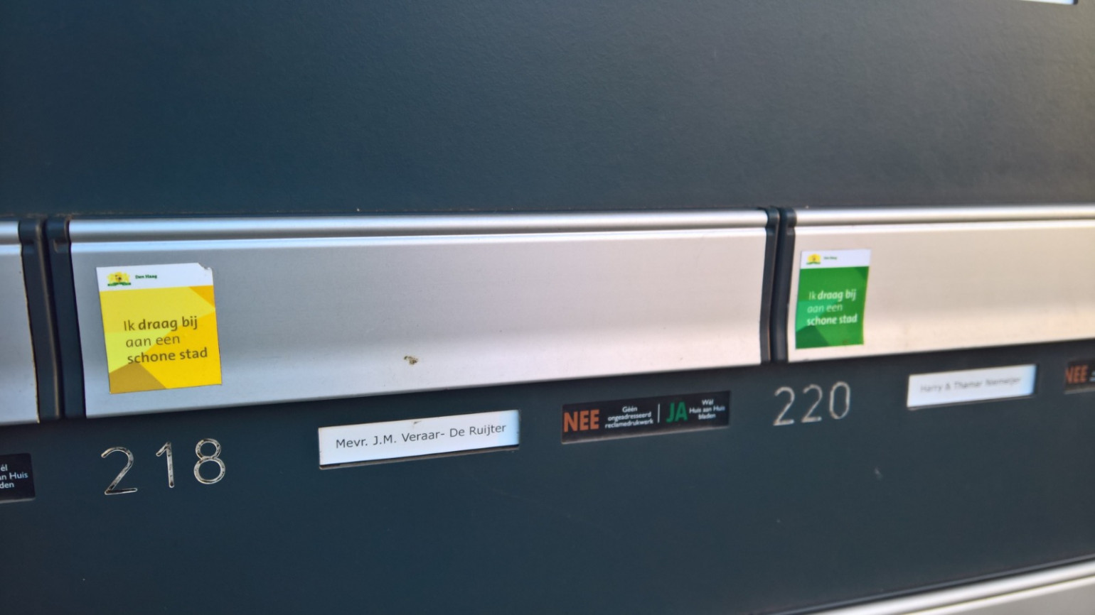 Persbericht: JA voor de Ja/Ja sticker!