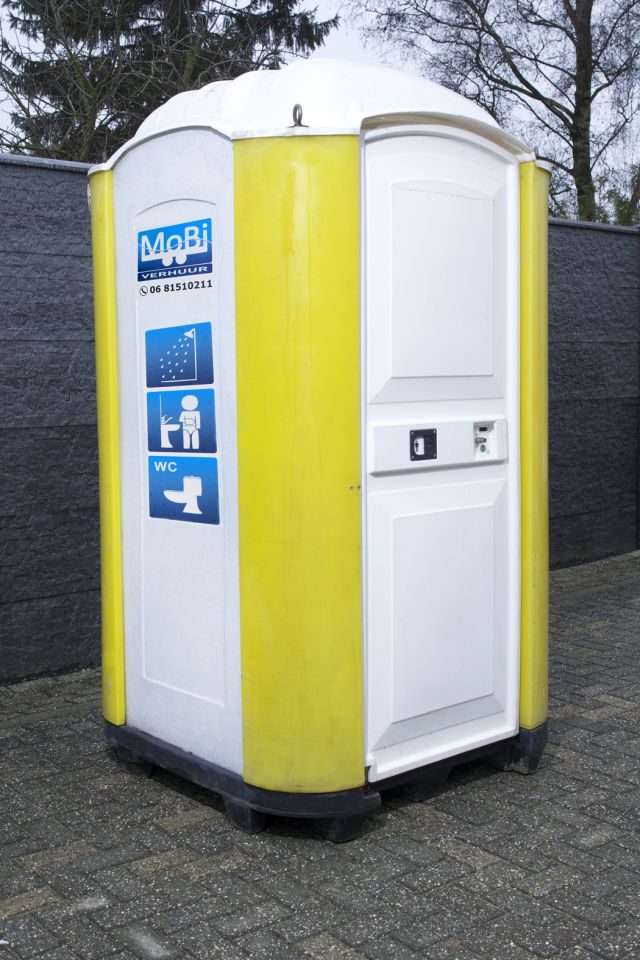 Mobiele douchecabine — Mobi Verhuur