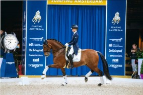 Clinic met Annemarie en Cesar de Massa op Jumping Amsterdam