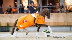 Kirsten did a wonderfull job with Sultan des Paluds a score of 75,2%